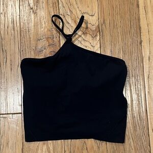 Lululemon Athletica Black T-strap Crop Top
